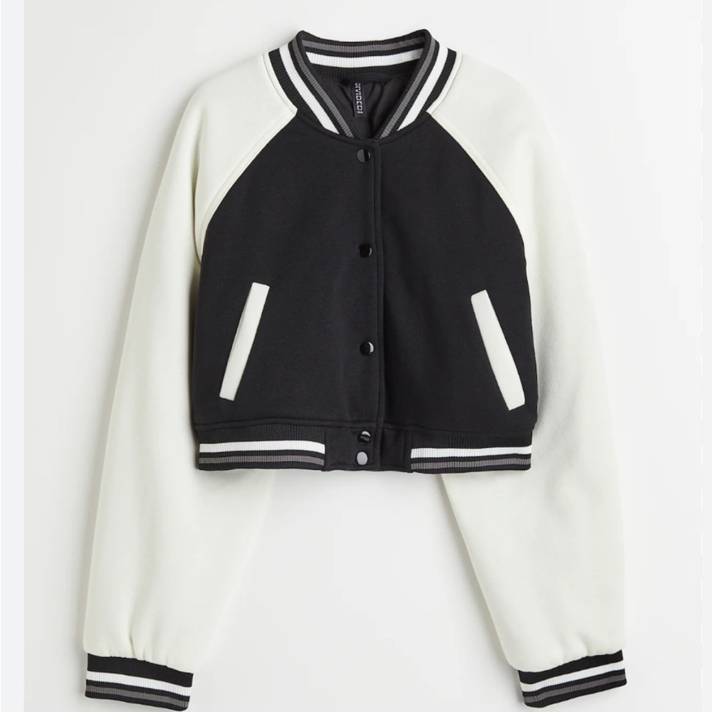 Cropped Varsity Jacket - Picture 10 of 10